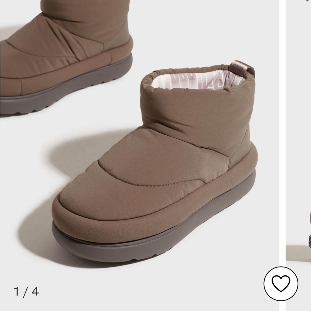 UGG Classic Maxi Brown Puffer Boots